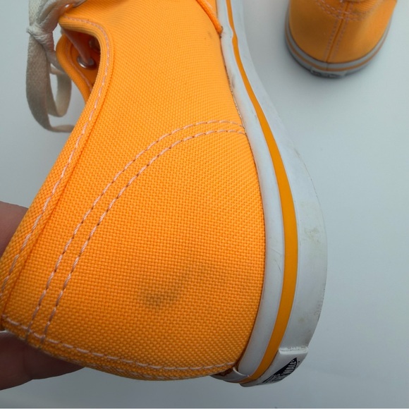 Vans off the Wall Bright Orange Sneakers Lo Pro TB4R Mens 8 Womens 9.5 - Picture 7 of 11